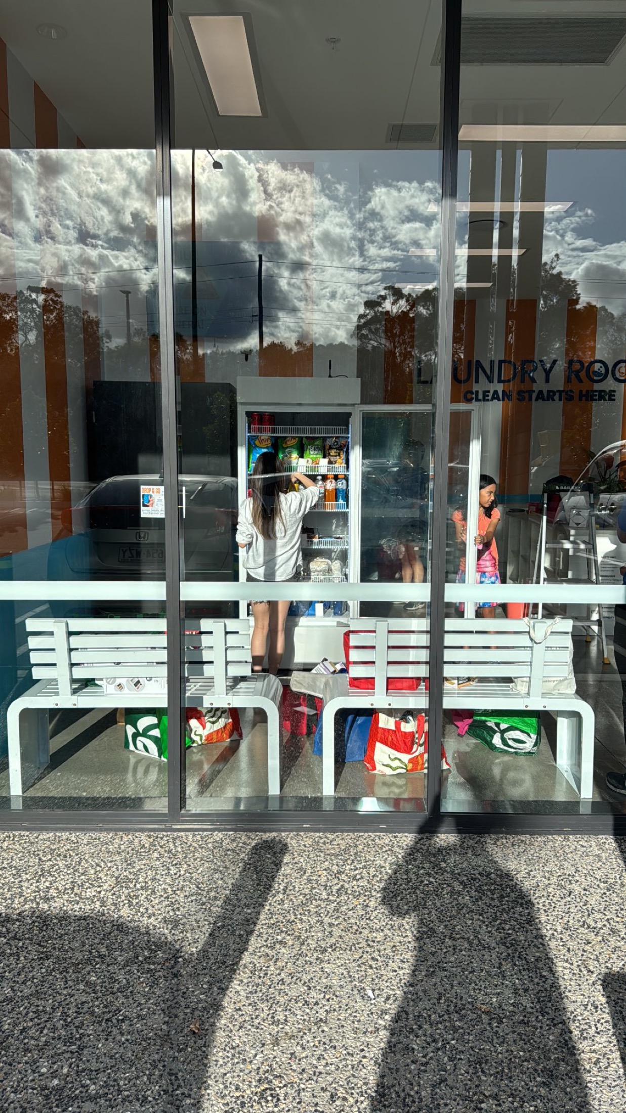 Customer using an automated retail cabinet